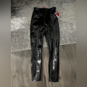 Spanx new with tags vinyl leggings